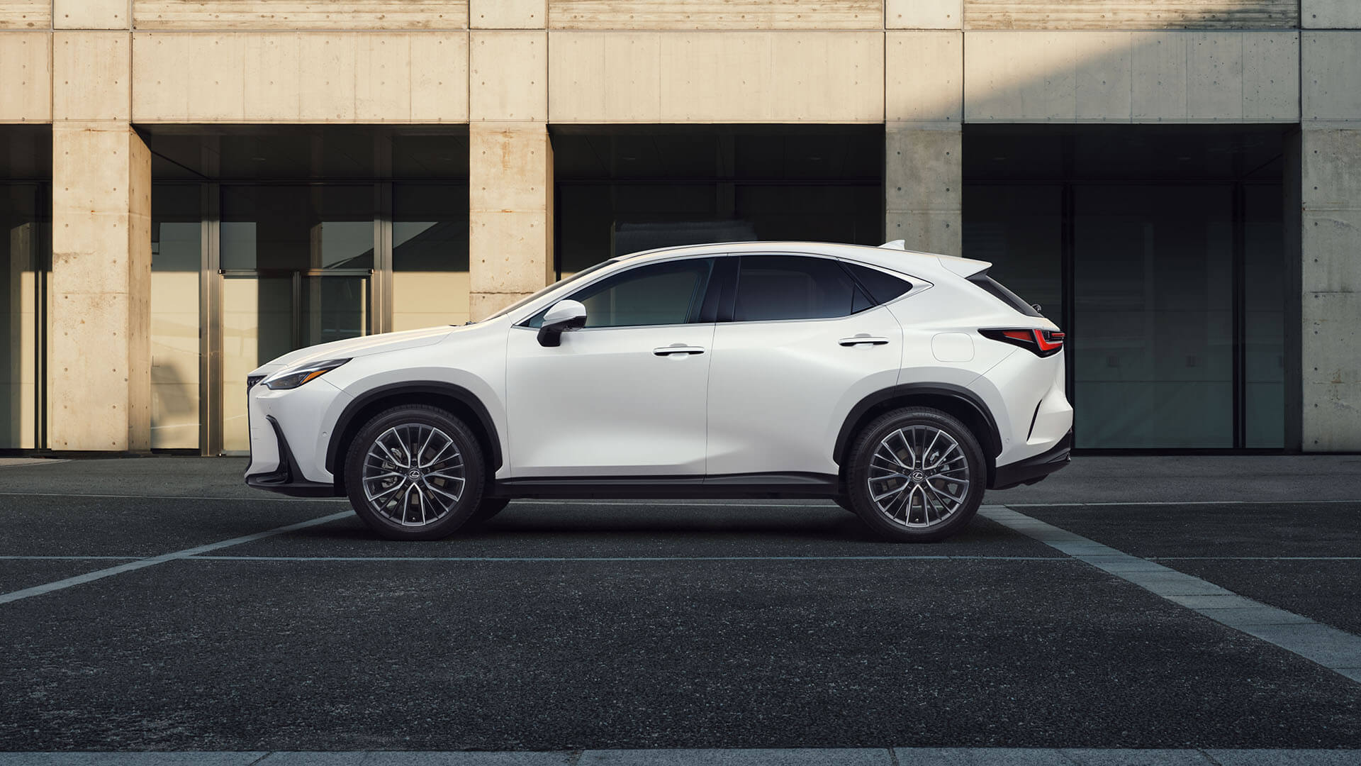 Side view of a Lexus NX